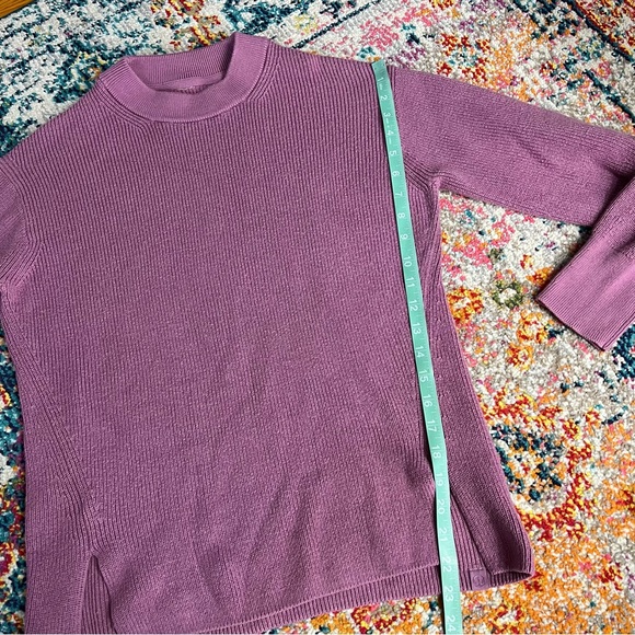 New Lululemon Merino Wool Blend Crewneck Ribbed Sweater Sz 4 Velvet Dust Purple - Picture 11 of 11